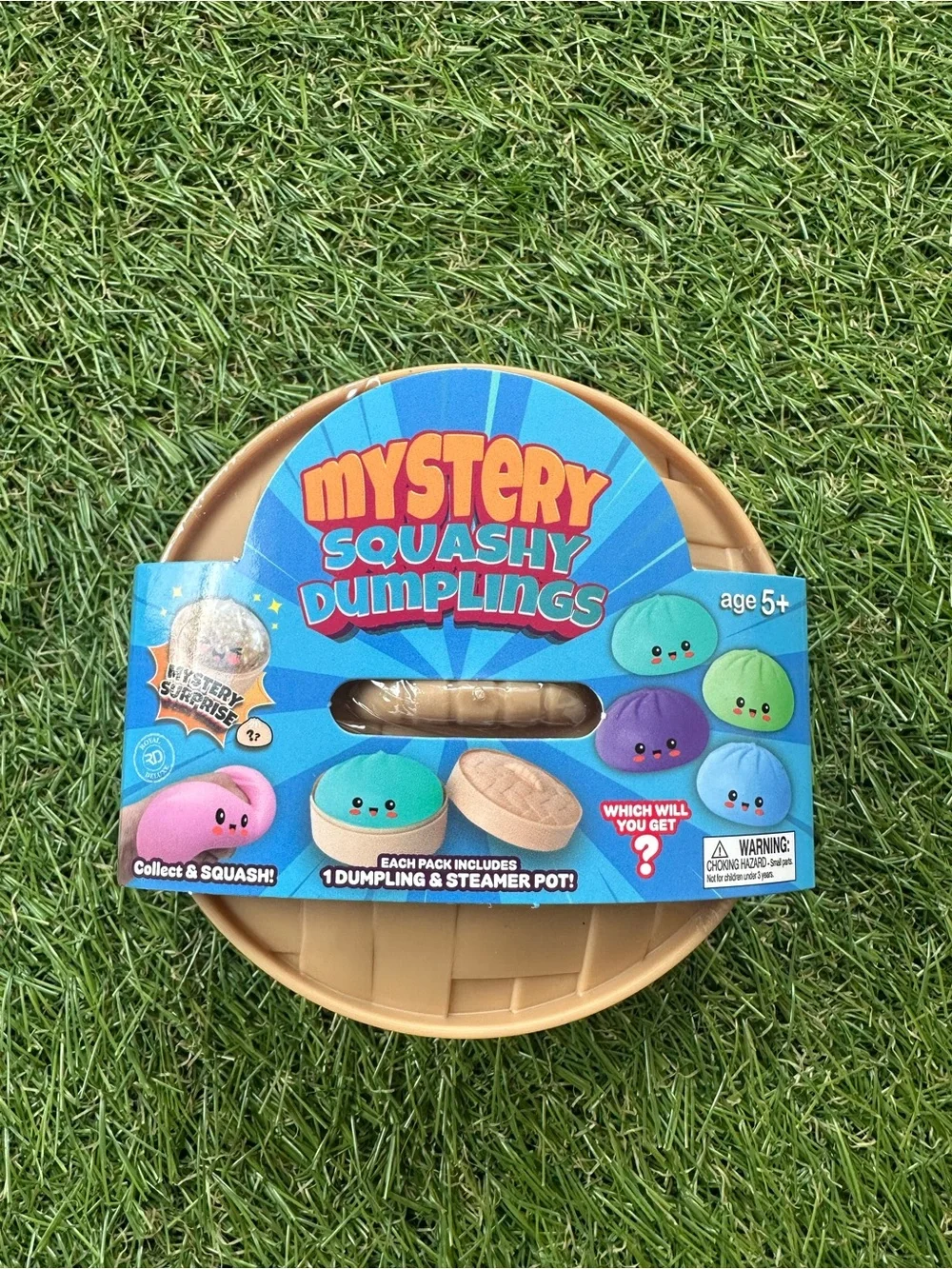Squishy Dumpling toy blue